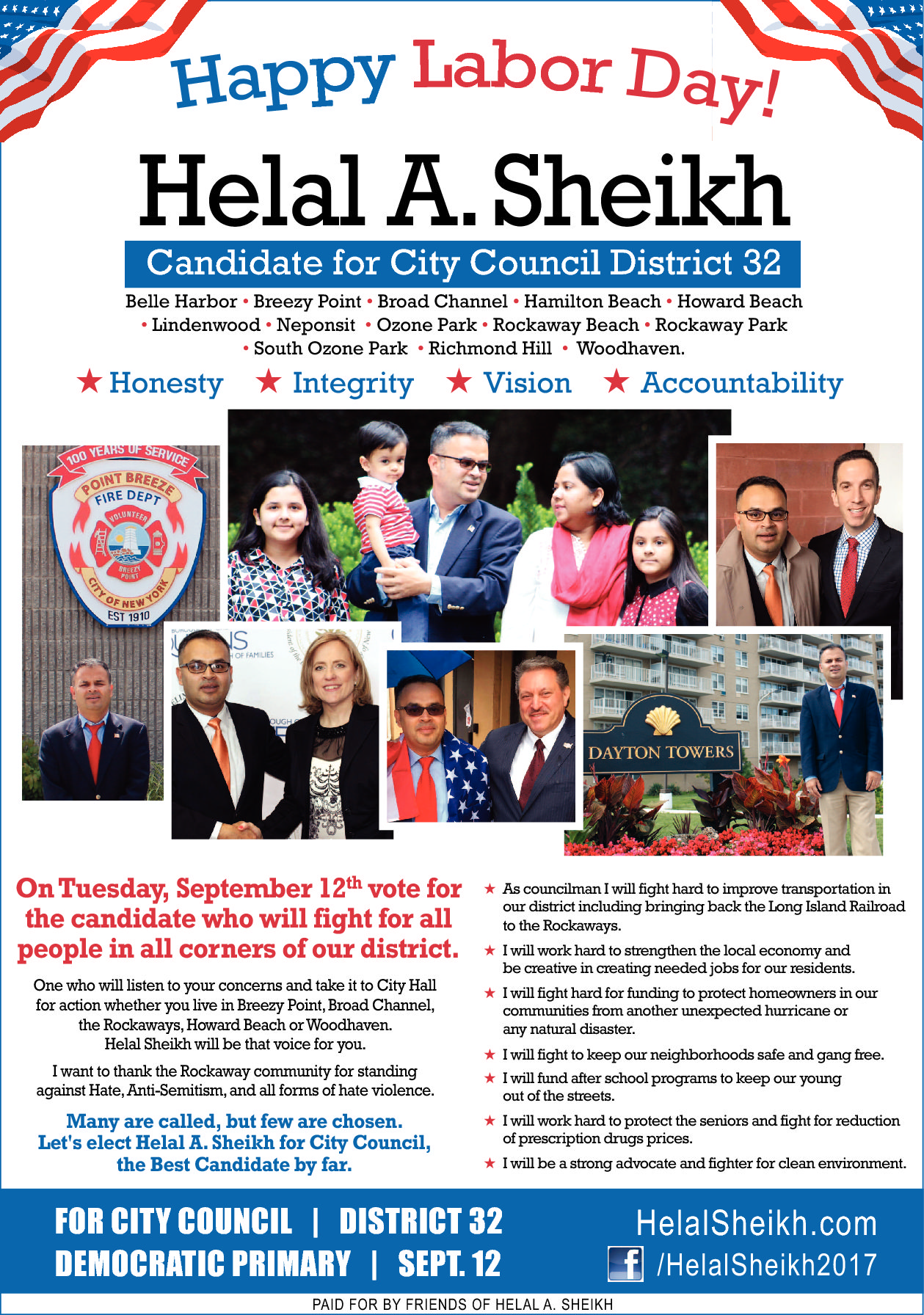 Helal Sheikh for New York City Council