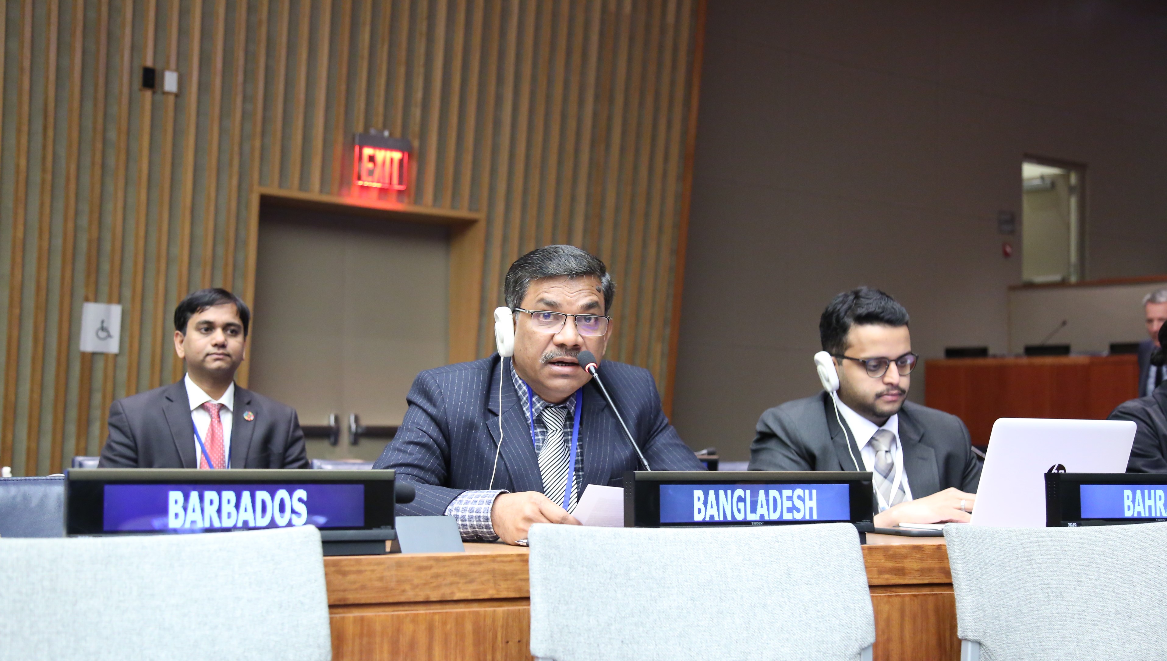 Bangladesh MP Golam Faruk for ensuring efficiency and  sustainability of the UN Peacekeeping operations