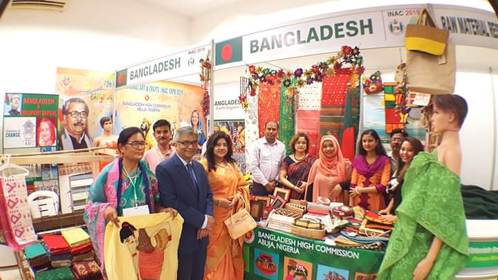 Bangladesh receives “Best Designed Pavilion” Award at the International Arts and Crafts (INAC) Expo in Nigeria